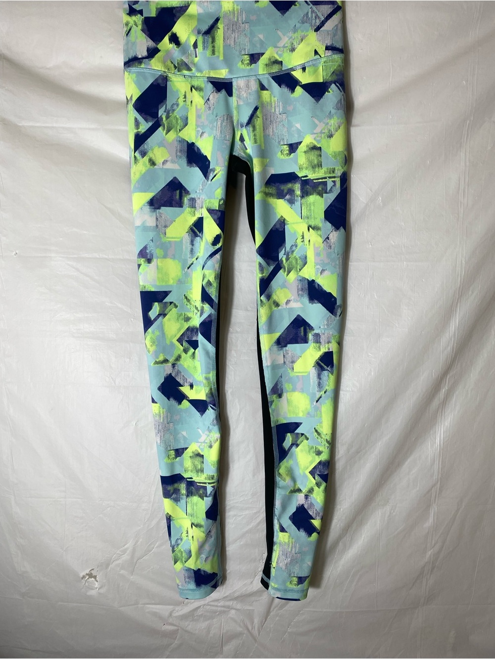 Victoria's Secret Kids Geo Print Leggings - Blue & Yellow